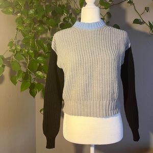 Colorblock Knit Sweater